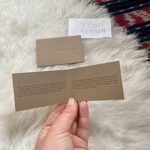 Bottega Veneta Intrecciato Bi-fold Woven Long Dark Brown Vertical Wallet - Picture 16 of 16